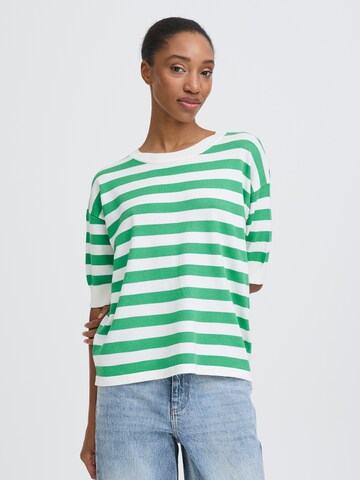 b.young Пуловер 'BYMMORLA' в зелено: отпред