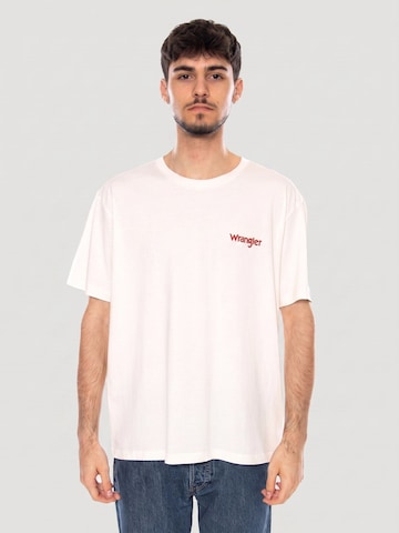 WRANGLER Bluser & t-shirts 'VINTAGE' i hvid: forside