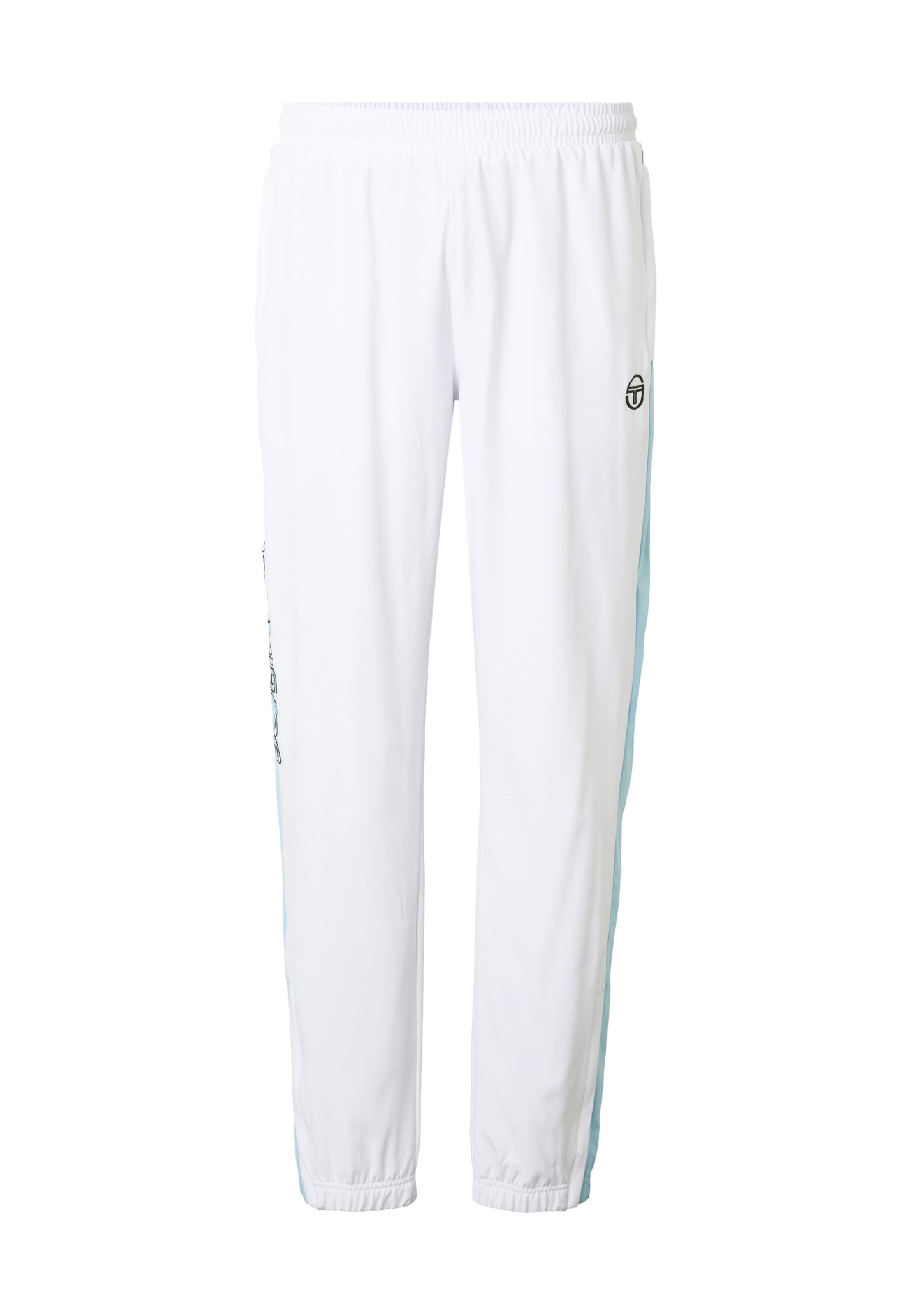 Sergio Tacchini Zúžený Sportovní kalhoty – bílá: přední strana