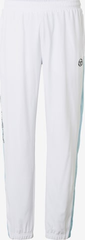 Sergio Tacchini Zúžený Sportovní kalhoty – bílá: přední strana