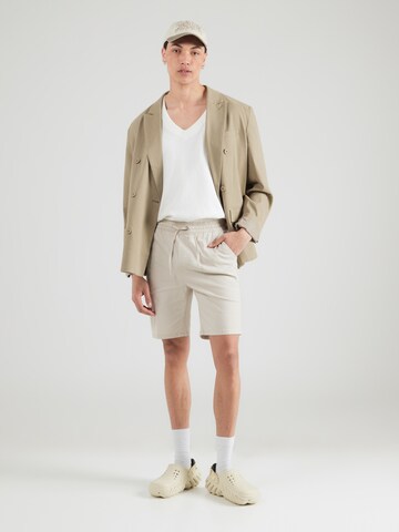 Only & Sons Normalny krój Spodnie 'ONSREID' w kolorze beżowy