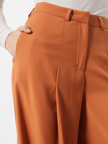 Wide leg Pantaloni 'Janine' de la VILA pe portocaliu