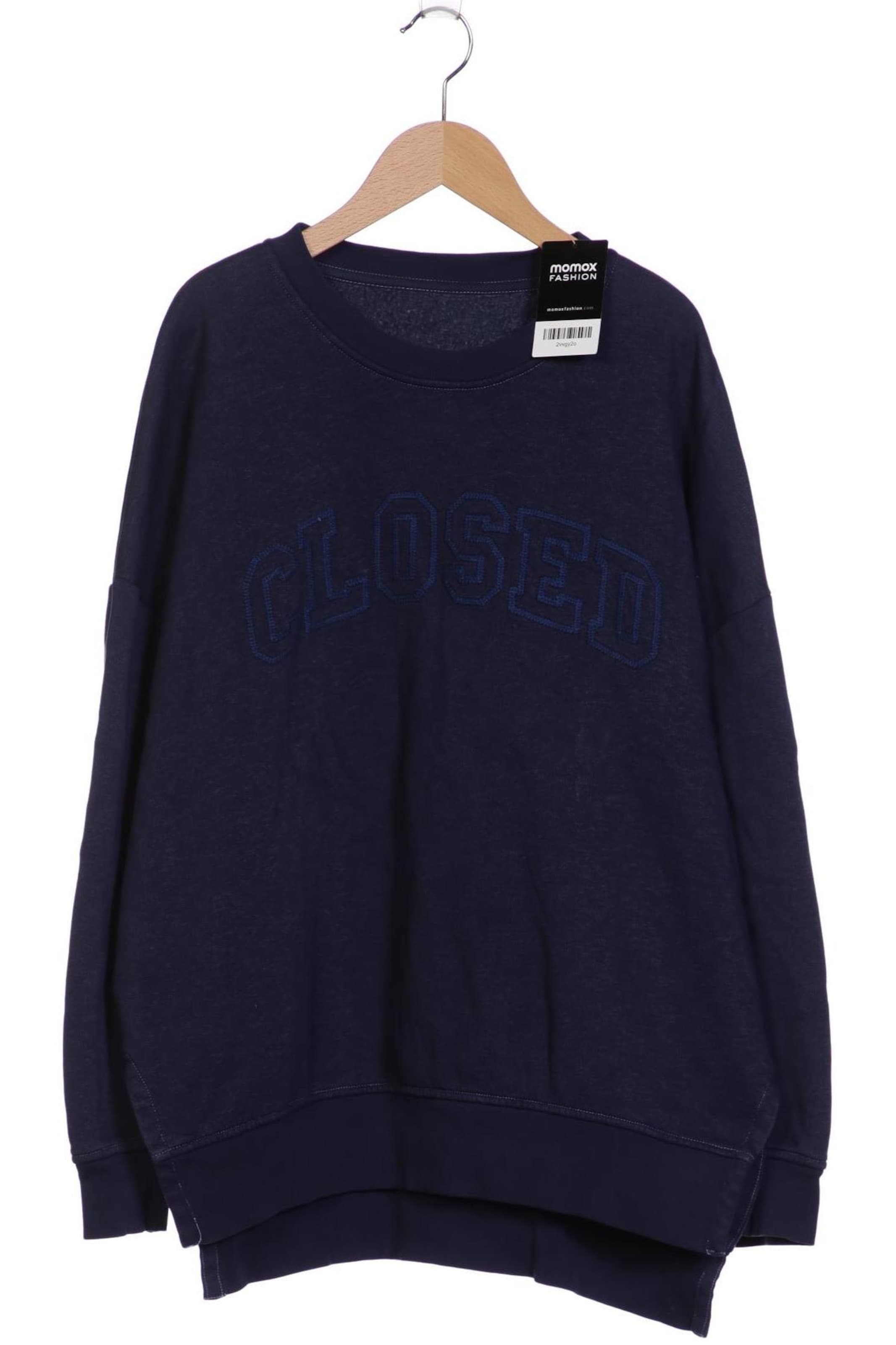 Closed Sweater L in Blau: Vorderseite