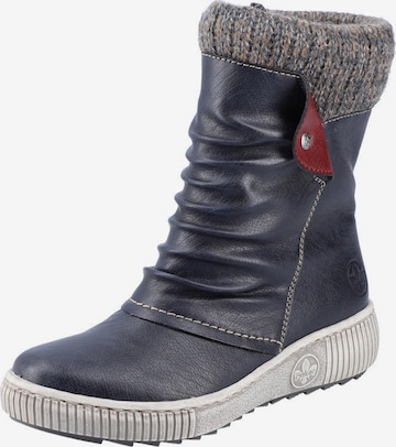 RIEKER Snow Boots in Blue: front