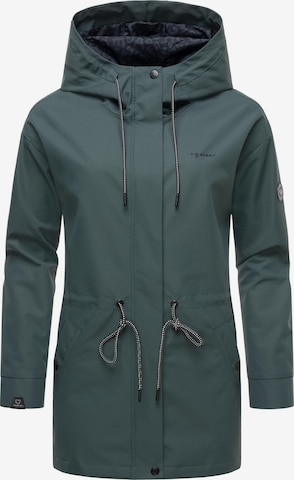 Ragwear Performance Jacket 'Urbanna Remake' in Green: front