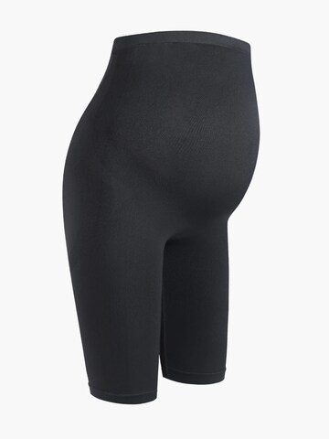 cfab (formerly creamy fabrics) Pants 'Seamless Umstandsshorts mit hohem Bund' in Grey: front