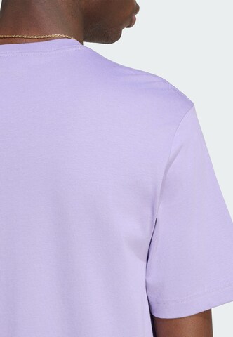 ADIDAS ORIGINALS Shirt 'Trefoil Essentials' in Lila