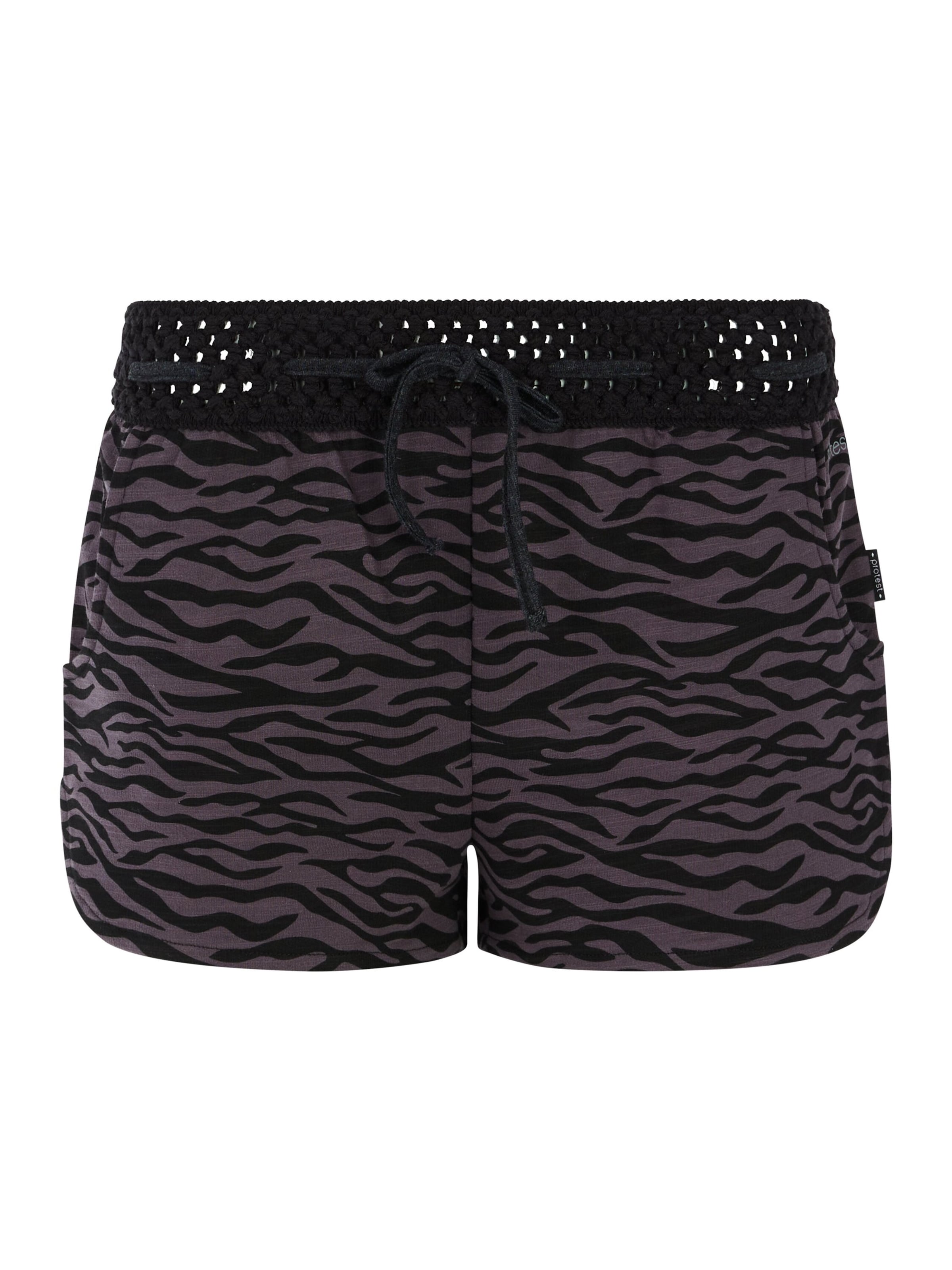 PROTEST Hose 'PRTFlowery 25'‌‌‌‌‌‌ in schwarz, Produktansicht