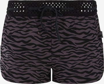 PROTEST Pants 'PRTFlowery 25' in Black: front