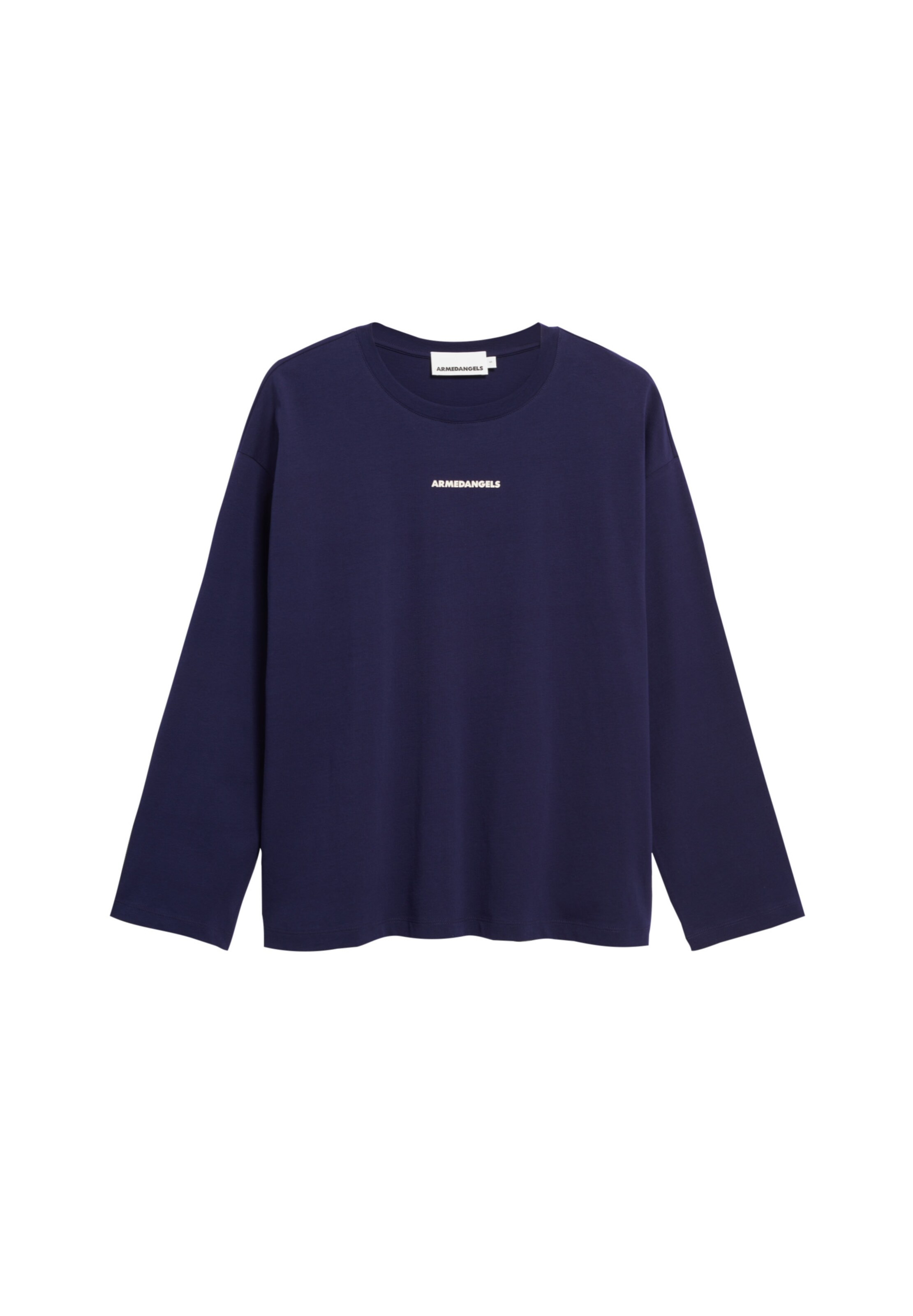 ARMEDANGELS Longsleeve FIETAA DIFFERENCE in Blau: Vorderseite