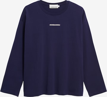 ARMEDANGELS Longsleeve FIETAA DIFFERENCE in Blau: Vorderseite