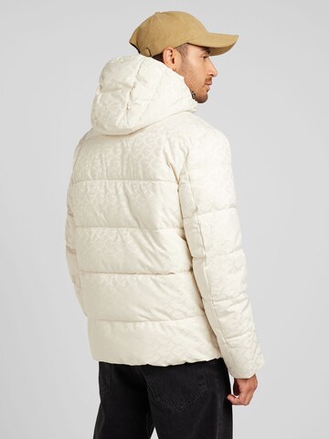 GUESS Winter Jacket in Beige