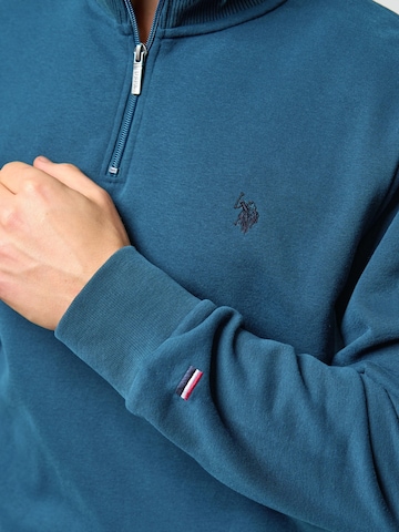 U.S. POLO ASSN. Sweatshirt 'Kurt' i grøn