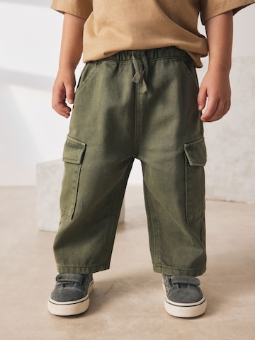 Next Wide leg Παντελόνι σε πράσινο: μπροστά