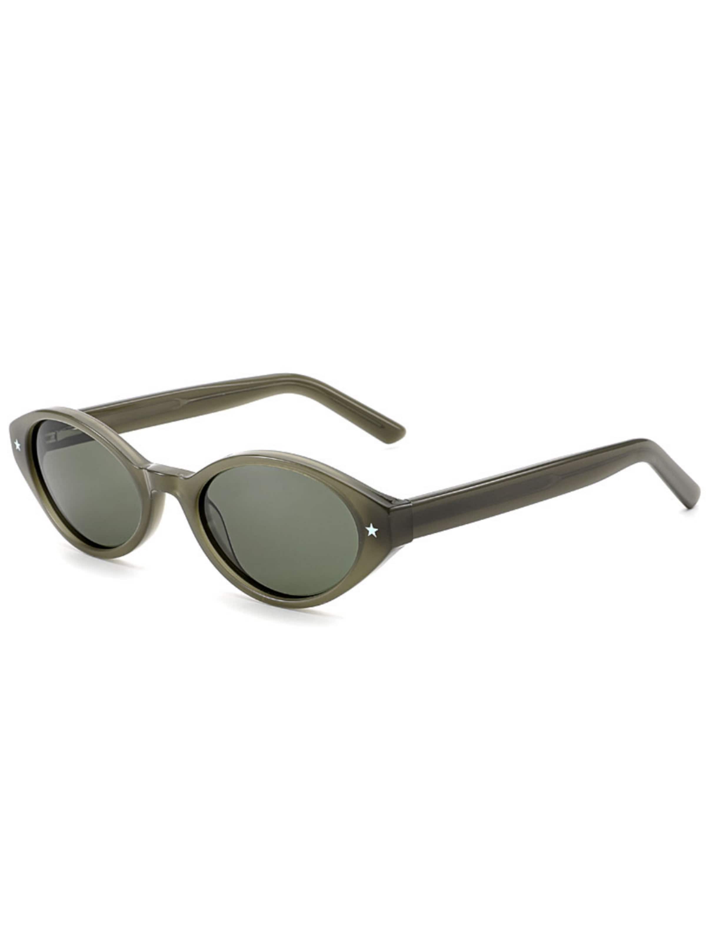 VEYREY Sunglasses in Green: front
