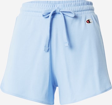 Champion Authentic Athletic Apparelregular Sportske hlače - plava boja: prednji dio