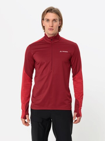 VAUDE Sportpullover 'Livigno' in Rot: Vorderseite