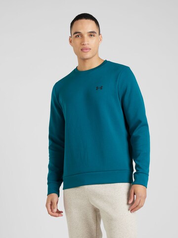 UNDER ARMOUR Sports sweatshirt 'Unstoppable' in Green: front