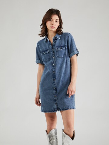 VERO MODA Shirt Dress 'Jennie' in Blue: front