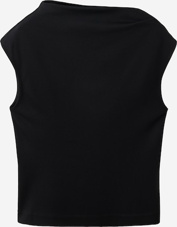 T-shirt 'MIRO' MANGO en noir : devant