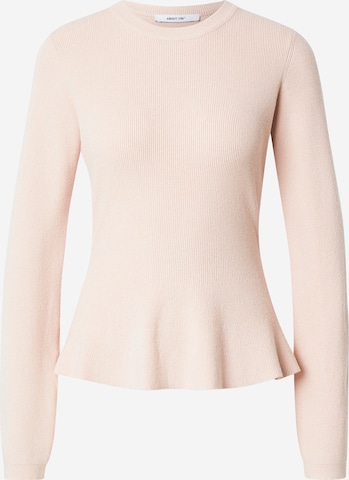 ABOUT YOU Pullover 'Zelda' in Beige: Vorderseite