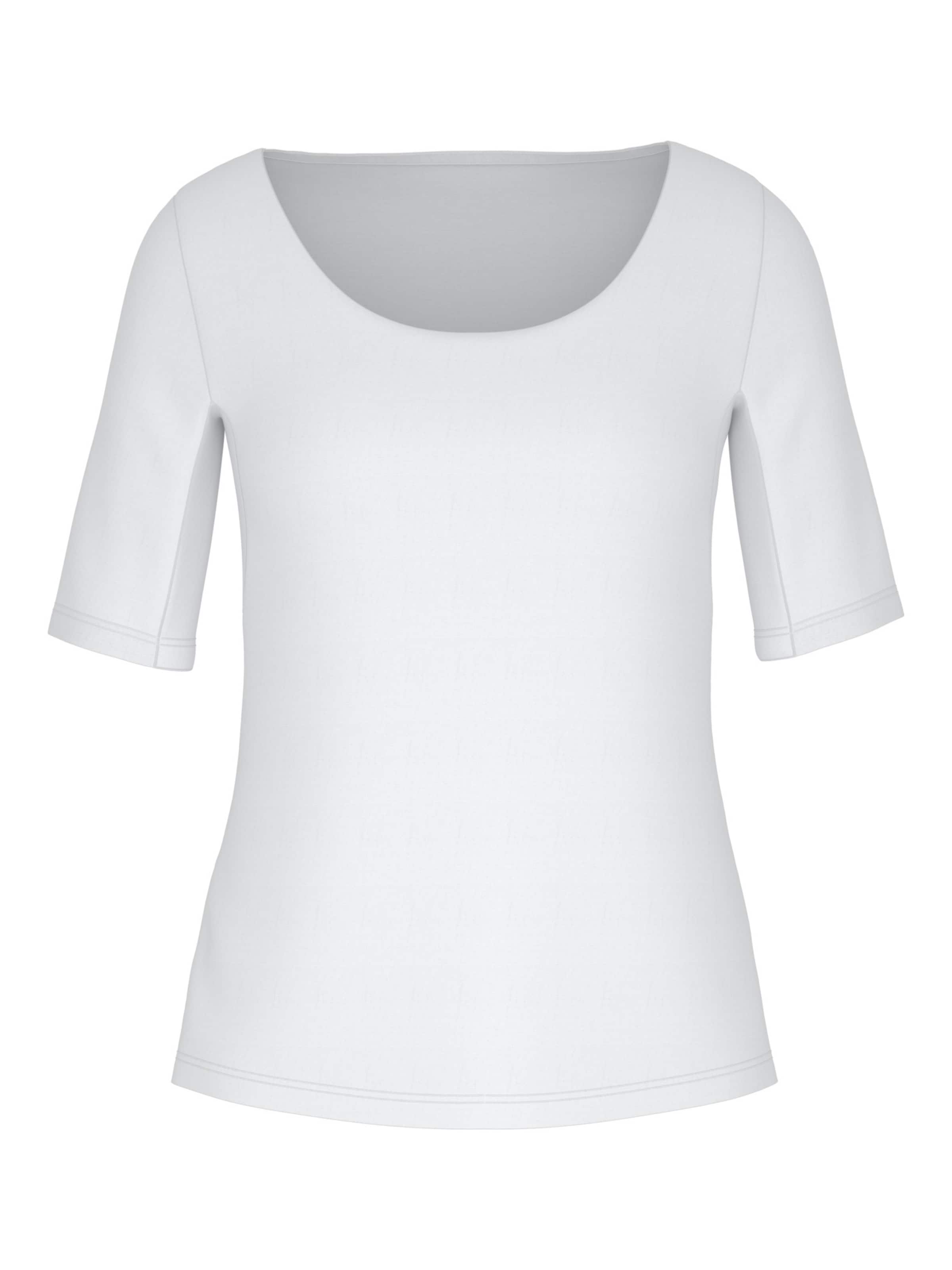 T-shirt Mey en blanc : devant
