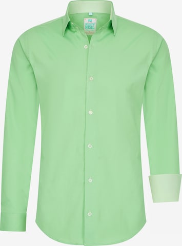 Rusty Neal Hemd in Grün: Vorderseite