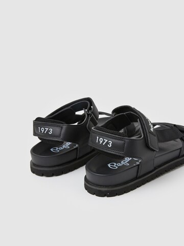 Sandales Pepe Jeans en noir