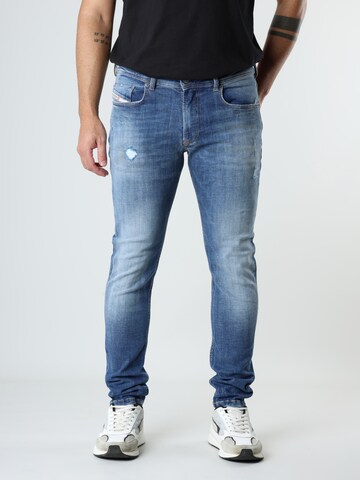 DIESEL - Skinny Calças de ganga '1979 SLEENKER' em azul: frente