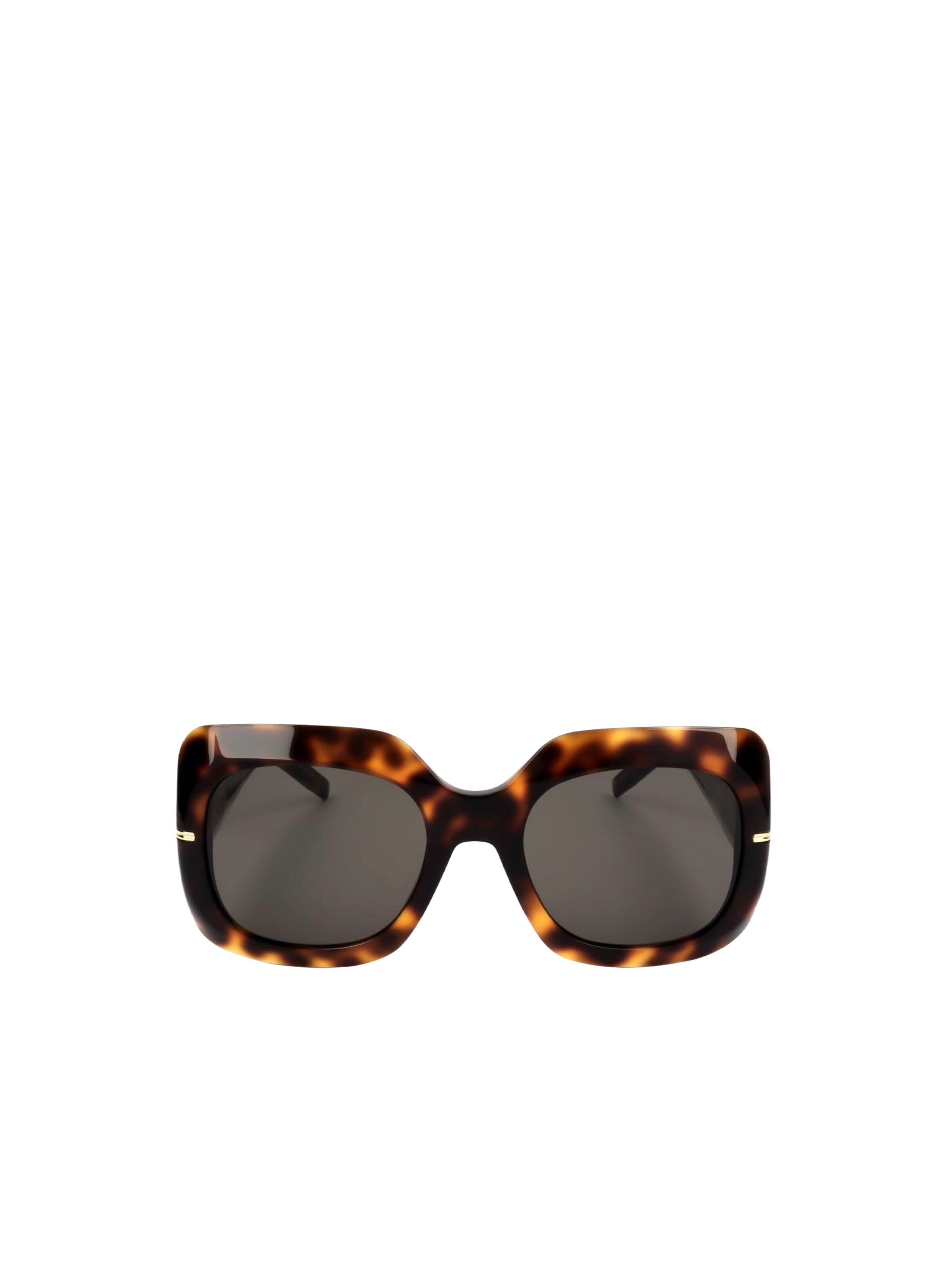 Lunettes de soleil HUGO BOSS en marron : devant