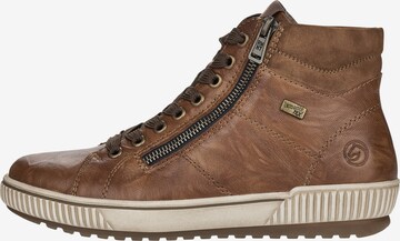 REMONTE High-Top Sneakers in Brown