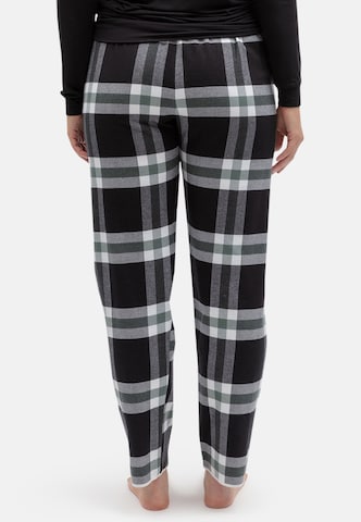 Cyberjammies - Pantalón de pijama 'Polar Drift' en negro: atrás