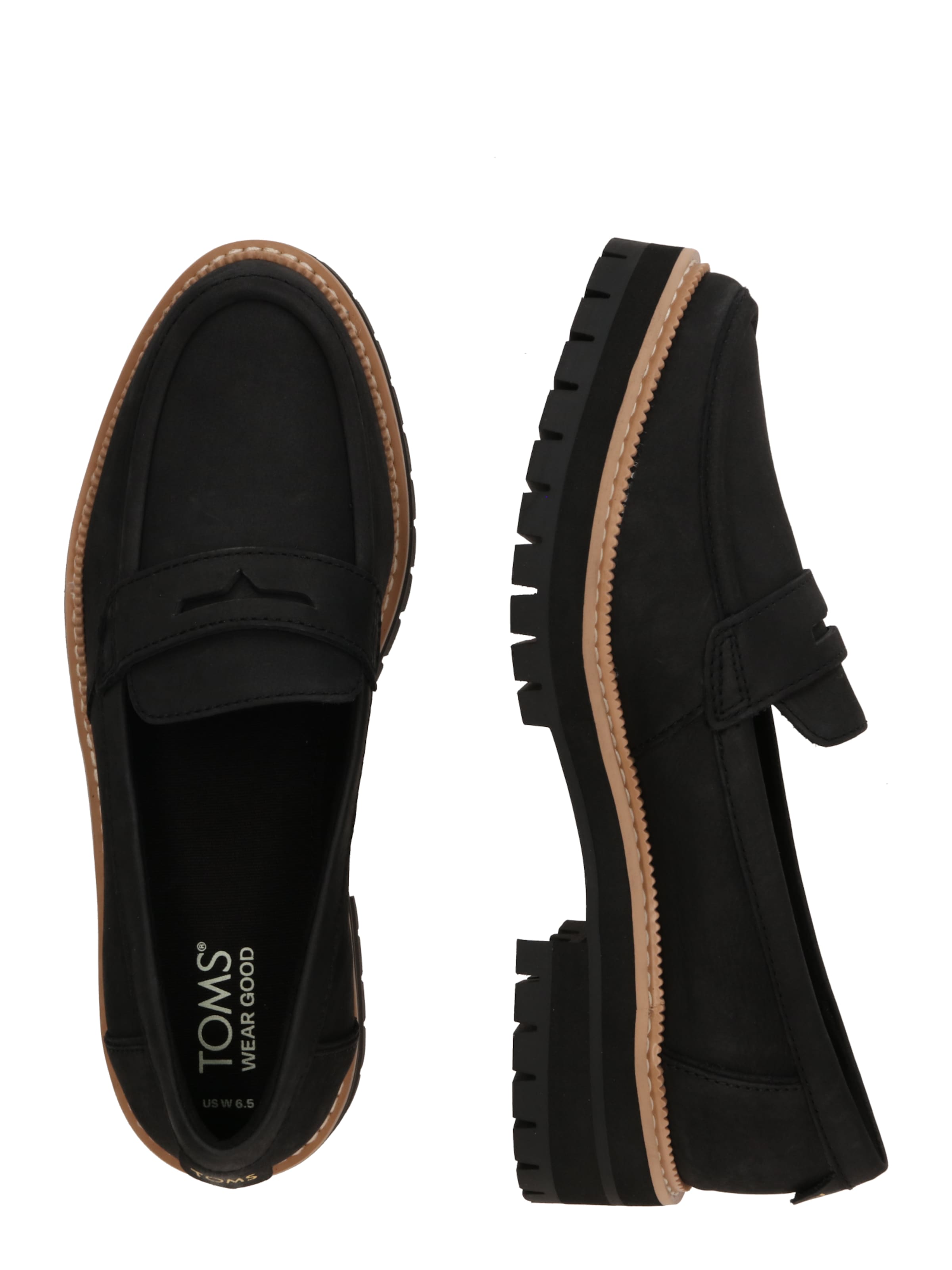 TOMS Slipper 'CARA', värv must