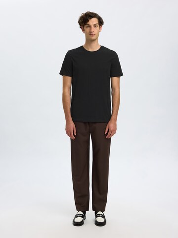 T-Shirt 'SLHCORMAC' SELECTED en noir