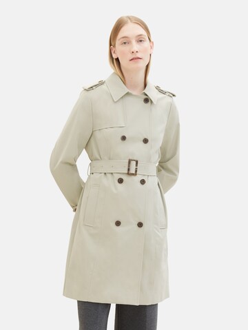 TOM TAILOR Between-Seasons Coat in Green: front