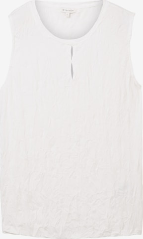 Top di TOM TAILOR in bianco: frontale