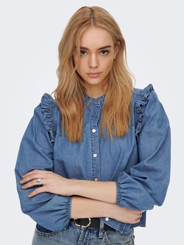 ONLY Blouse 'DIONNE' in Blauw