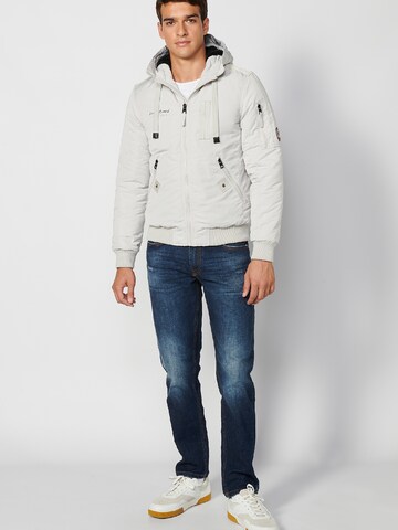 KOROSHI Between-Season Jacket 'Jägerin' in Grey