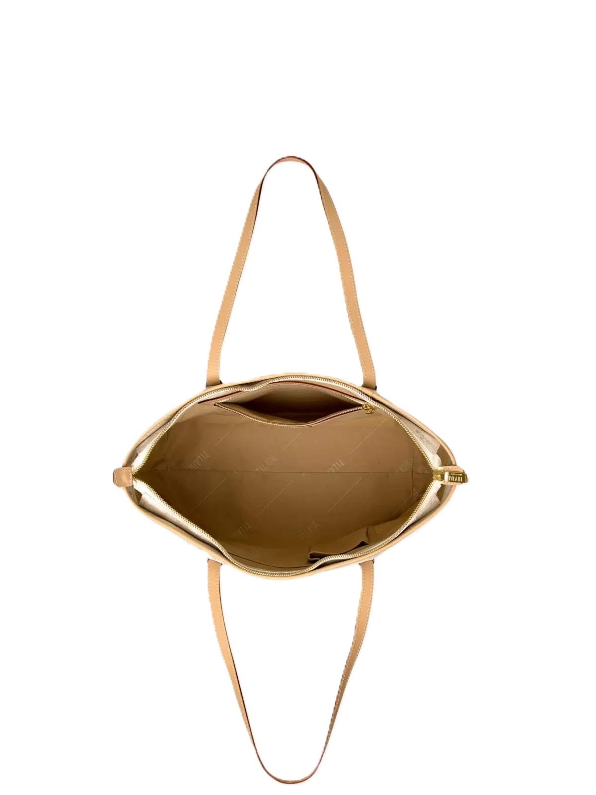 Borsa a spalla 'CD007' di Alviero Martini in beige