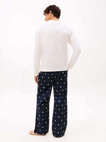 Pijama lungă de la TOMMY HILFIGER pe albastru