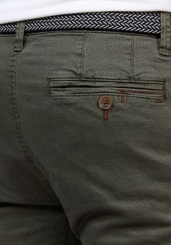 INDICODE JEANS Regular Chinohose in Grün