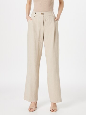 Loosefit Pantaloni 'Park' di modström in beige: frontale