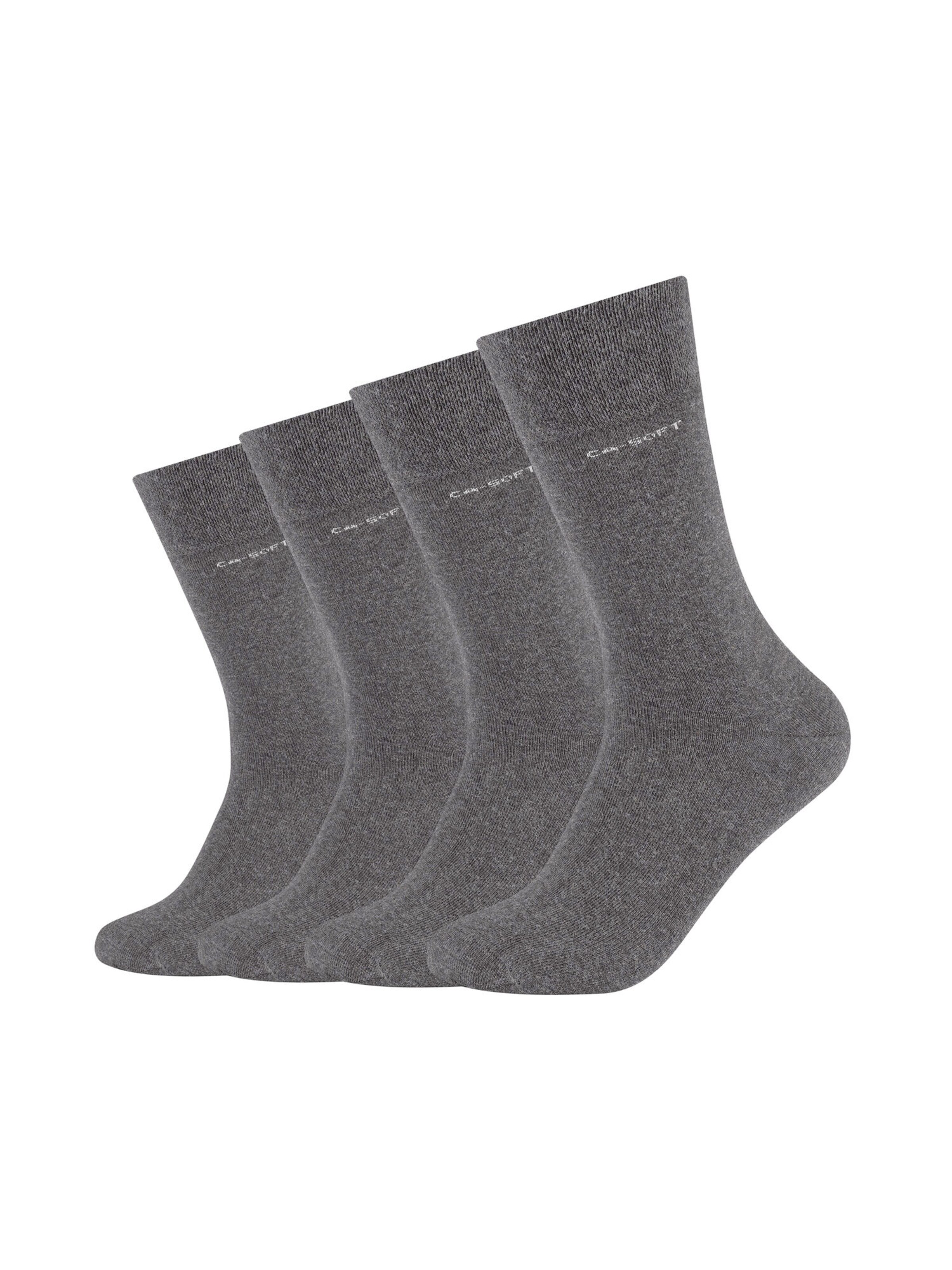 camano Socken in Grau: Vorderseite