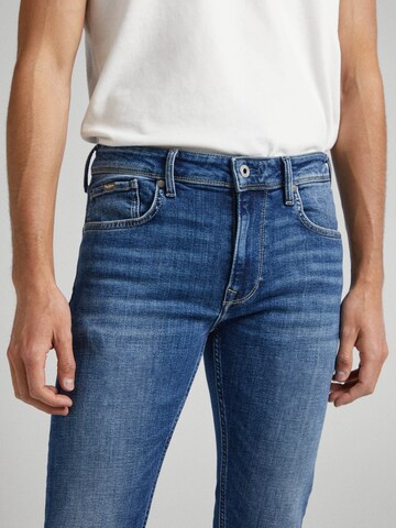 Skinny Jeans 'FINSBURY' de la Pepe Jeans pe albastru