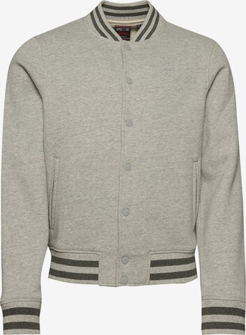 Veste mi-saison Superdry en gris : devant