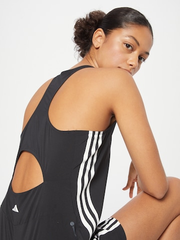 ADIDAS PERFORMANCE Tracksuit 'Train Icons 3-Stripes Onesie' in Black