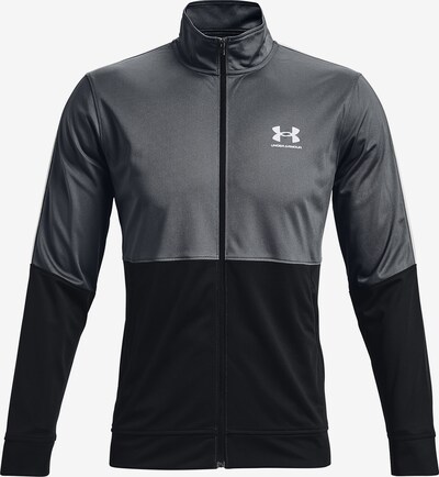 UNDER ARMOUR Športová bunda - tmavosivá / čierna / biela, Produkt