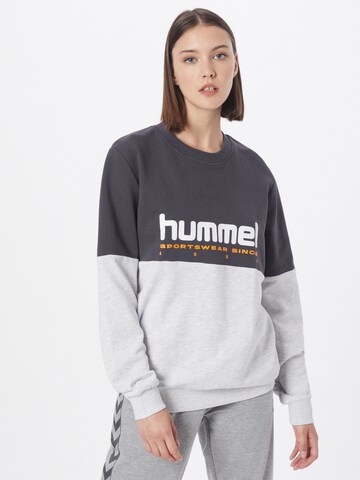 Hummel Tréning póló - szürke: elől