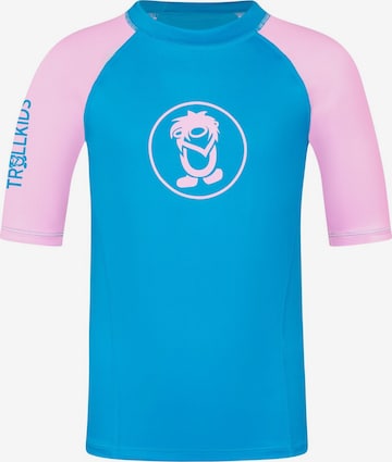 TROLLKIDS Athletic Swimwear in Blue: front