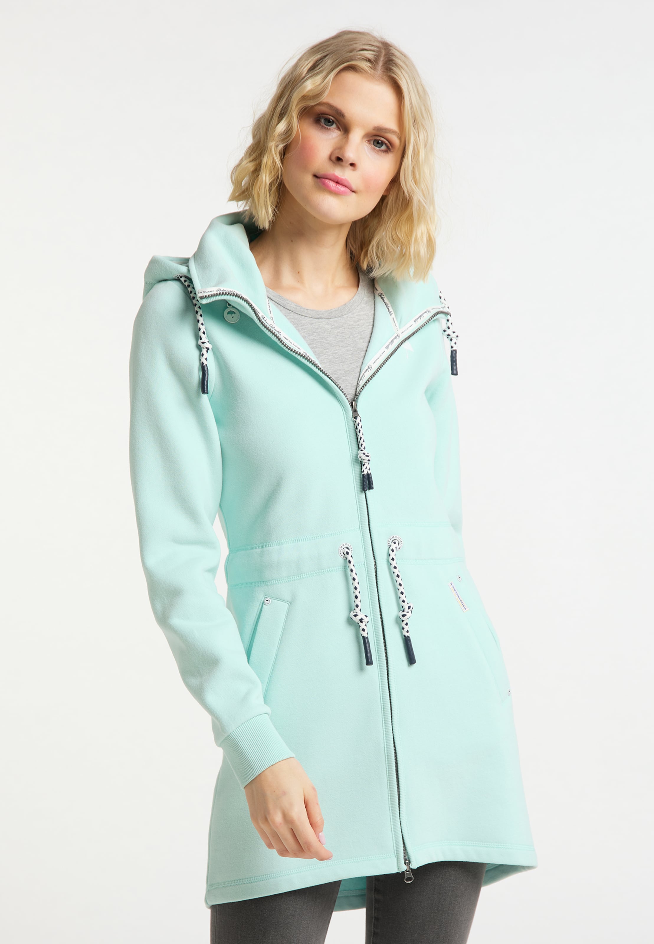 Frauen Sweat Schmuddelwedda Sweatjacke in Mint - ES49484 Frauen Sweat Schmuddelwedda Sweatjacke in Mint - ES49484
